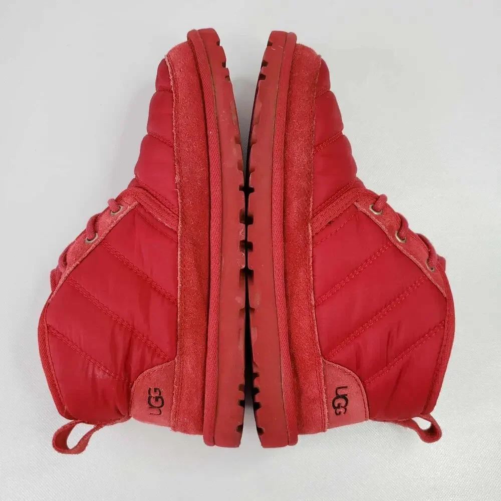 Ugg Neumel Red Chukka Boots Men's Size 7 Shoes Women’s Size 8 Christmas